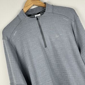 Nike Therma Fit Repel Element 1/4 Zip Running Men's Pullover Gray XXL DD5662-084